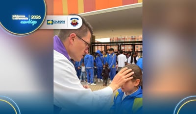 Miércoles de Ceniza en el Liceo Mayor de Soacha