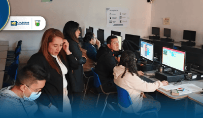 Colegio Nueva Roma fortalece el pensamiento computacional con Colombia Programa